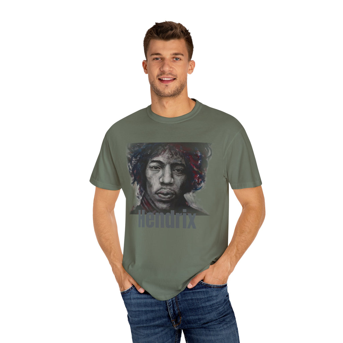 Jimi Hendrix Unisex 100% High Quality US Cotton T-shirt