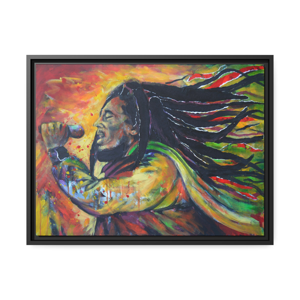 Matte Canvas, Black Frame