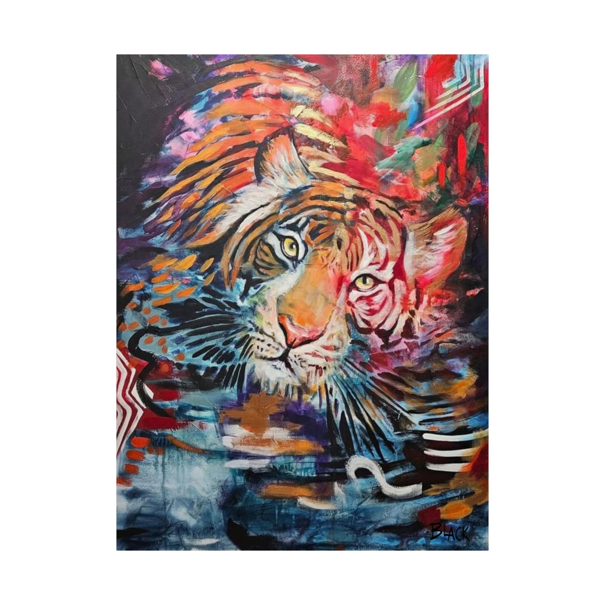 Tiger - Matte Vertical Posters
