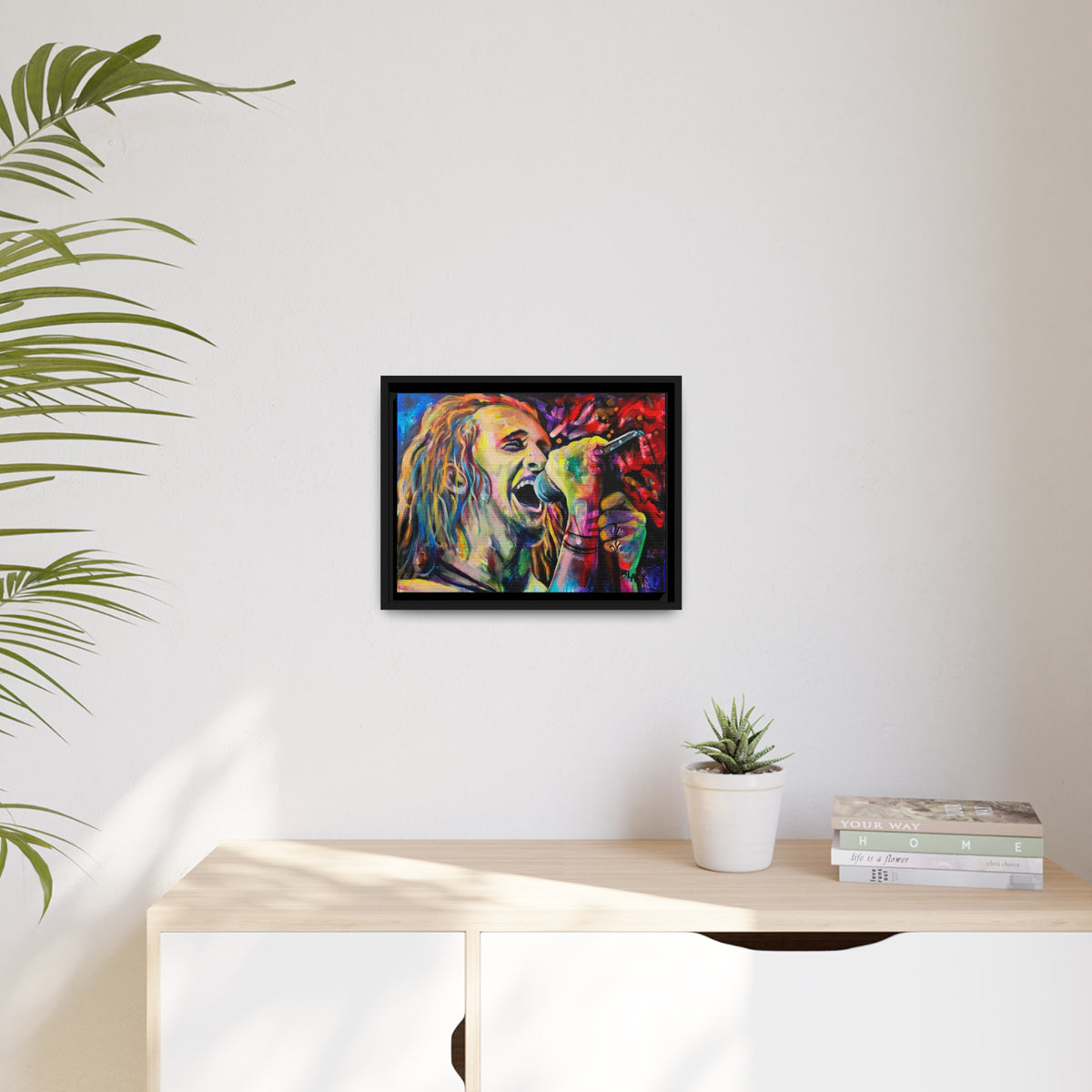 Layne Stayley Matte Canvas, Black Frame