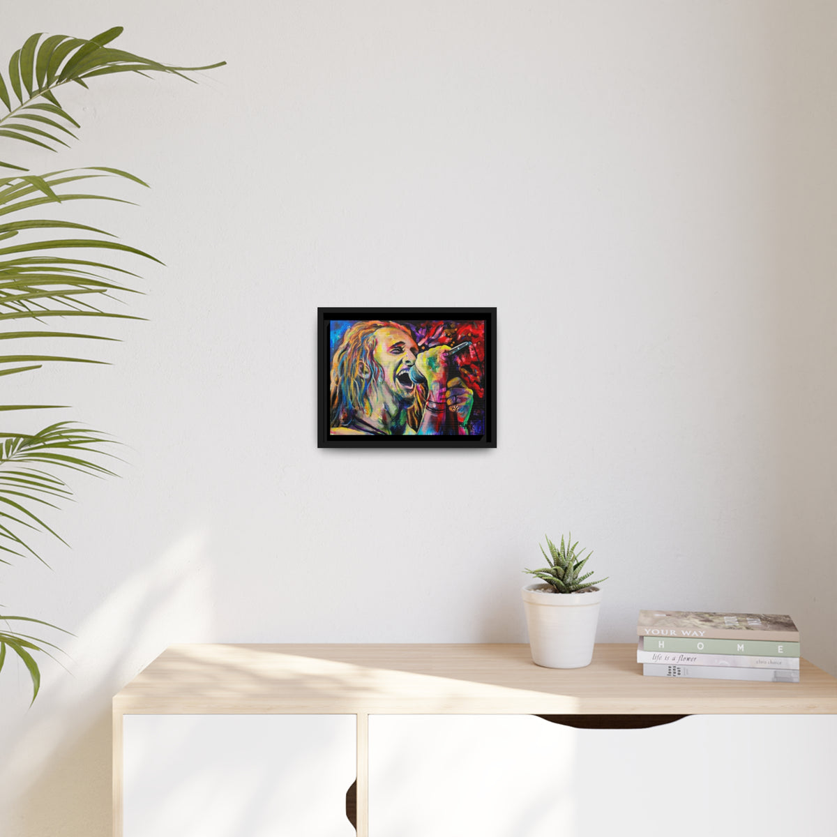 Layne Stayley Matte Canvas, Black Frame