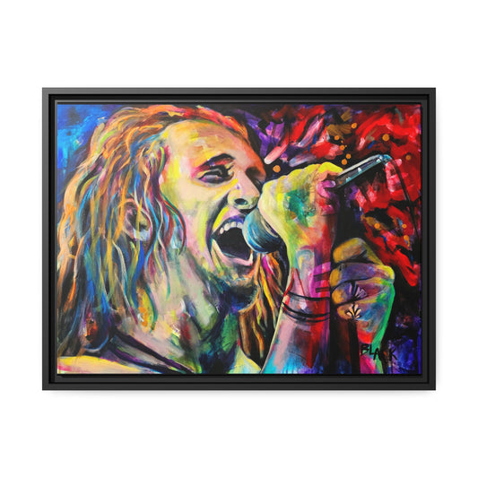 Layne Stayley Matte Canvas, Black Frame