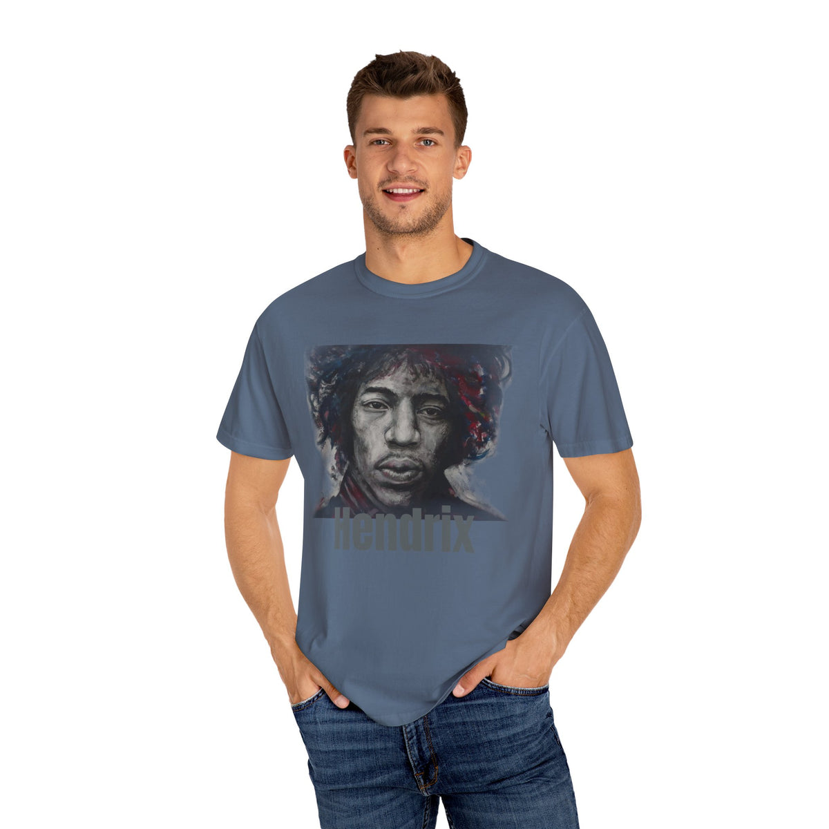 Jimi Hendrix Unisex 100% High Quality US Cotton T-shirt