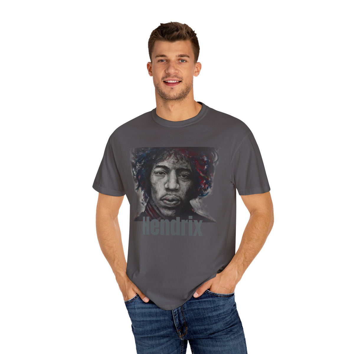 Jimi Hendrix Unisex 100% High Quality US Cotton T-shirt