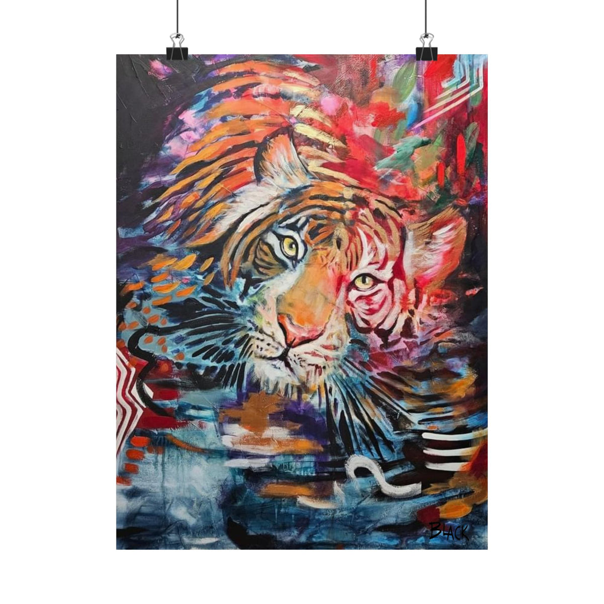 Tiger - Matte Vertical Posters
