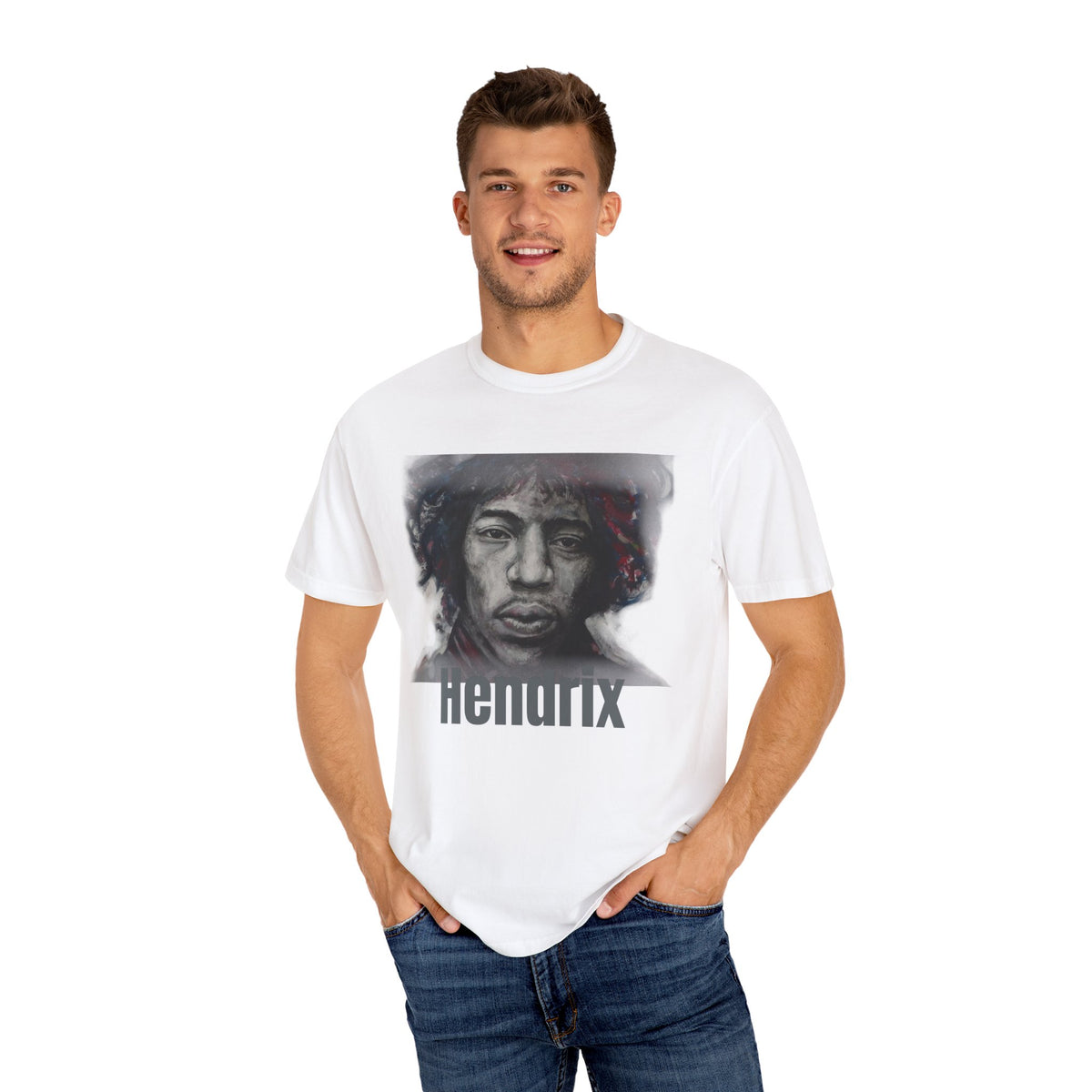 Jimi Hendrix Unisex 100% High Quality US Cotton T-shirt